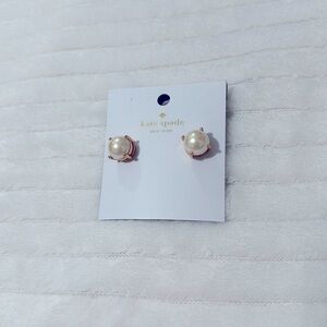 Kate Spade Pearl Earrings -Cream